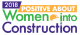 Positive about women into contstruction